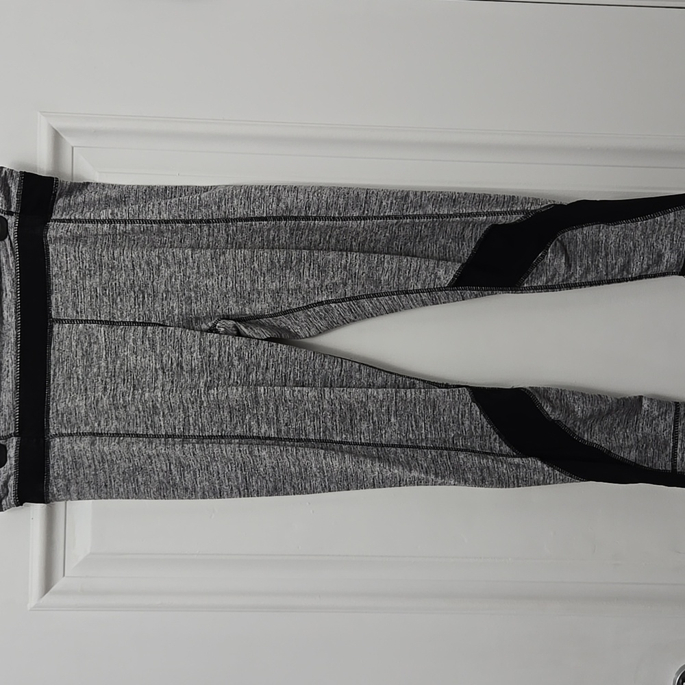 Black Heathered Gray Leggings